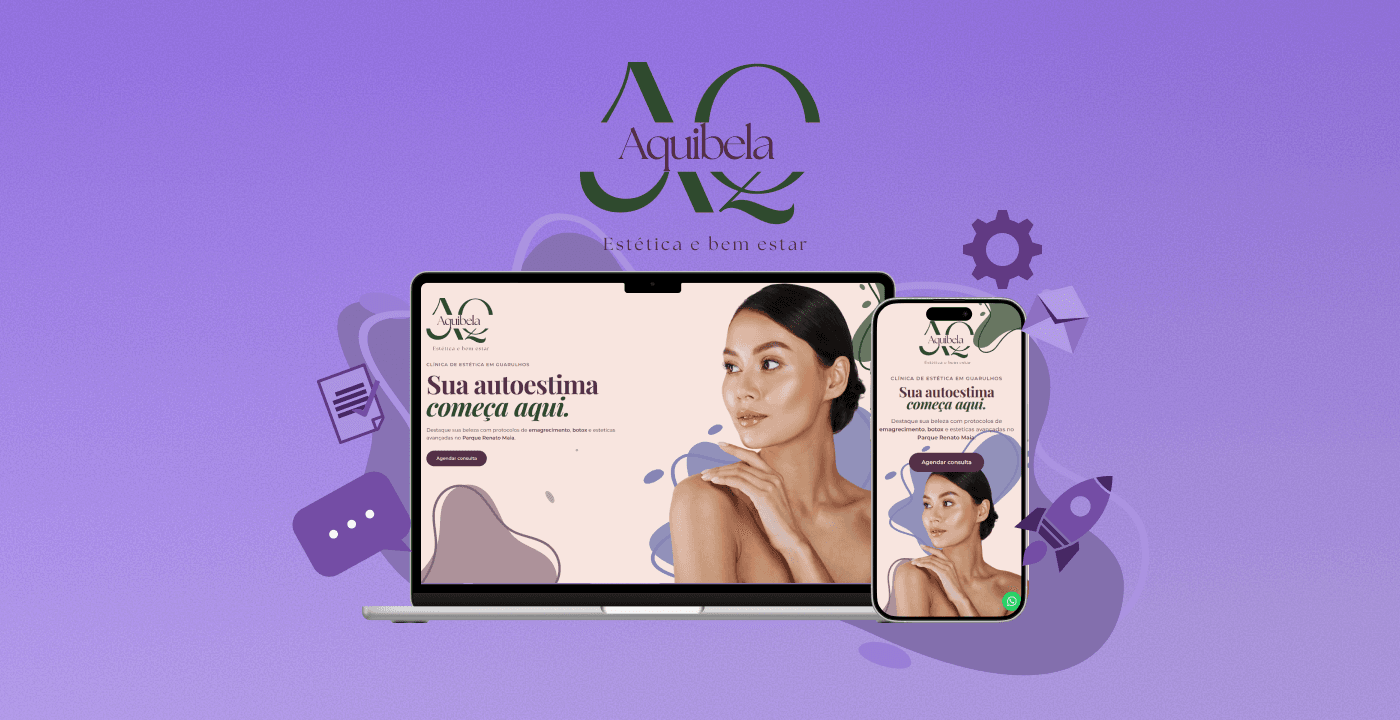 Preview do projeto Clínica Aquibela