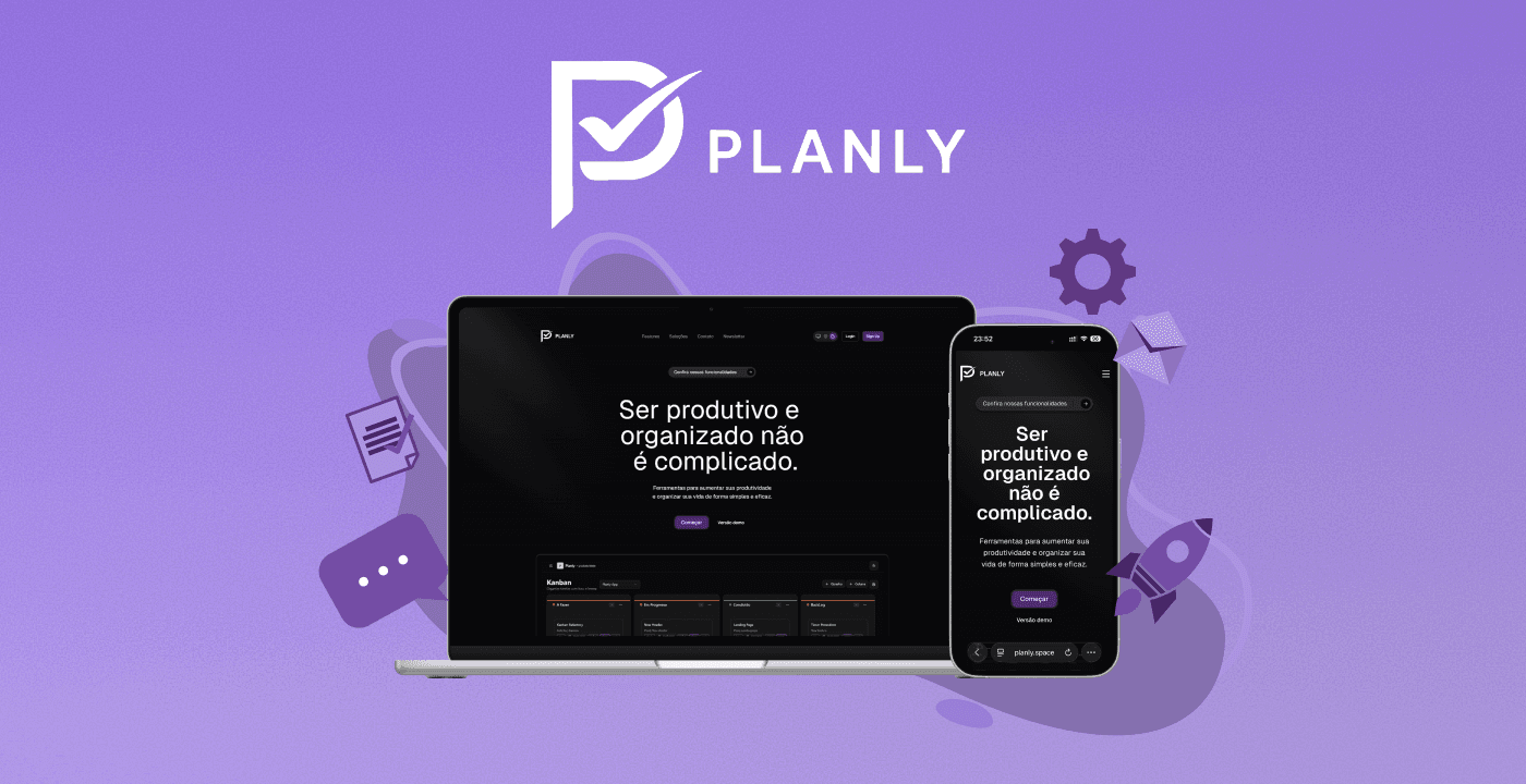 Preview do projeto Planly